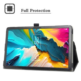 MAMA MOUTH for TCL NXTPAPER 11 Case,PU Leather Folio 2-Folding Stand Cover for TCL NXTPAPER 11 inch Tablet 2023 Tablet,Black