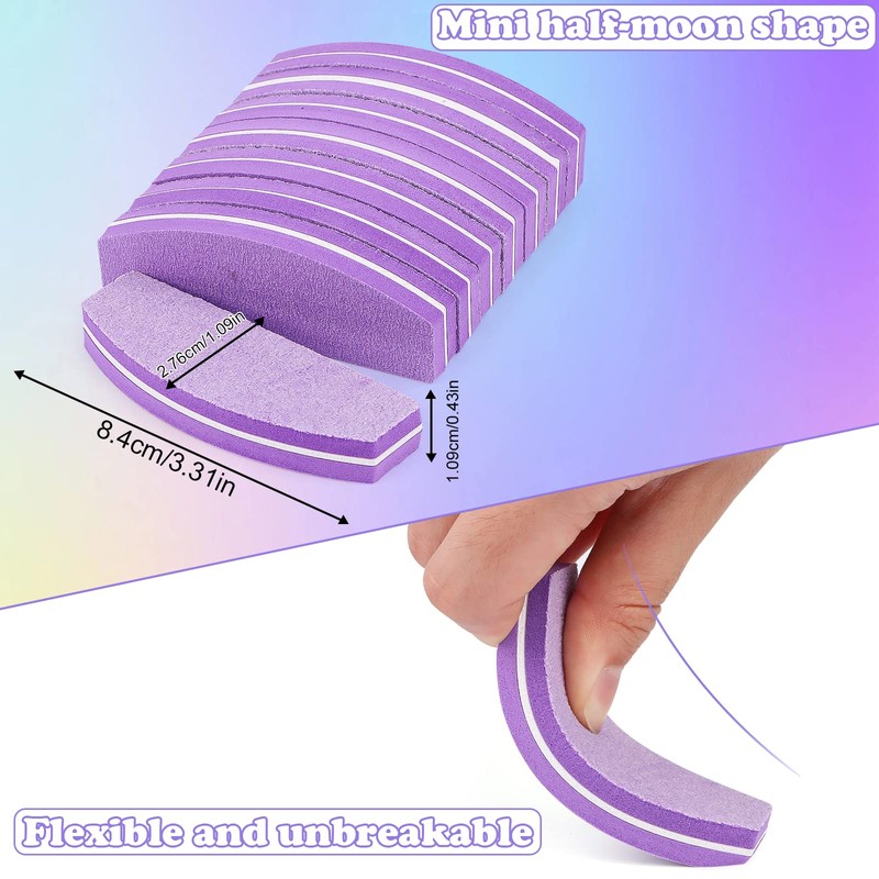 Pack of 20 Buffer for Nails, Nail Files for Gel