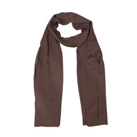 WESTEND CHOICE Ladies Scarves Women Large Crepe Rayon Scarf Shawl Head Scarf Stole Neck Wrap women's scarves & wraps 180x65 cm (Dark brown)