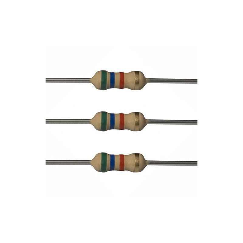 E-Projects 25EP5145K60 5.6k Ohm Resistors, 1/4 W, 5% (Pack of