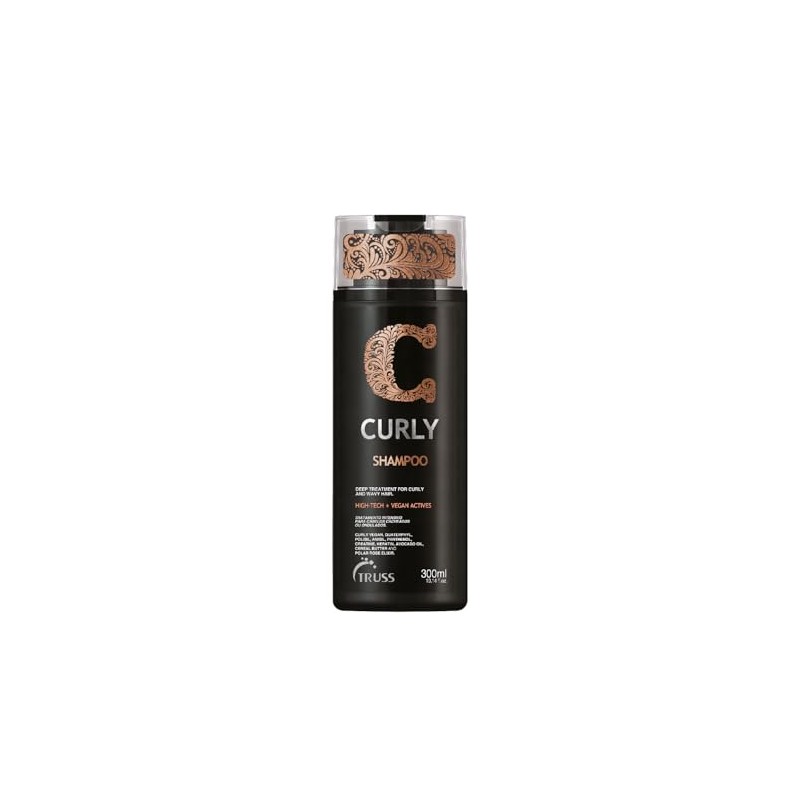 Shampoo Cabello Rizado, Ondulado, ChinoTRUSS Shampoo Curly 300ml