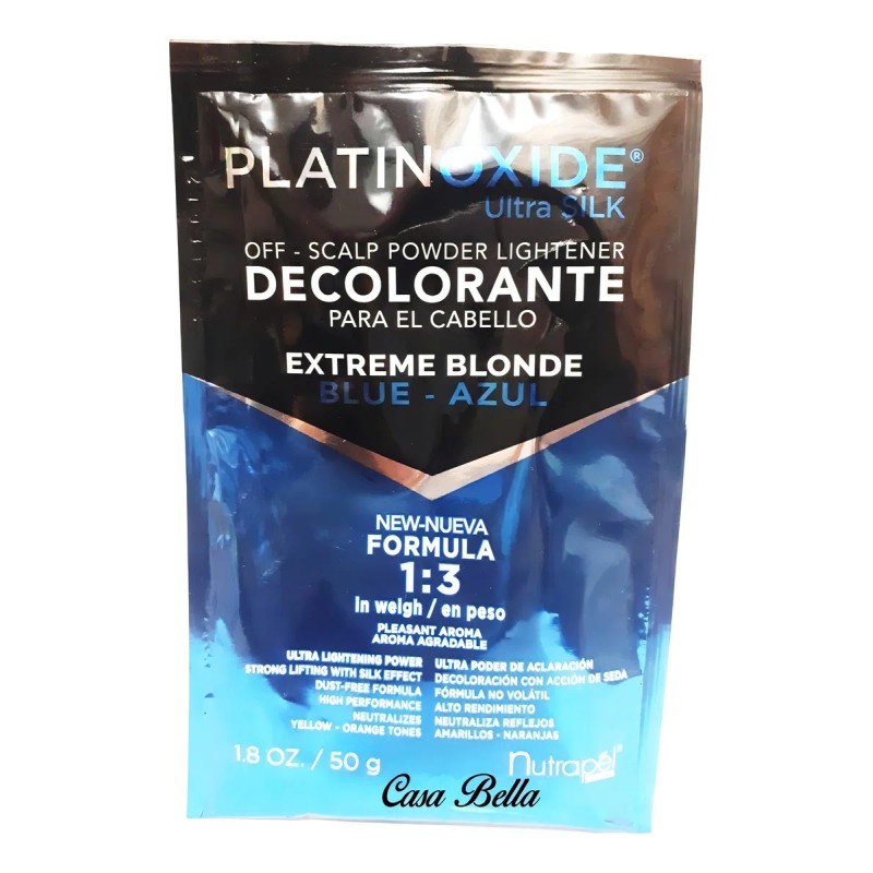 Decolorante Nutrapel Platinoxide Decolorante Nutrapel Platinoxide tono azul para cabello
