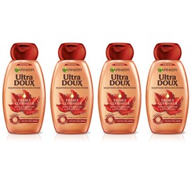 Garnier Ultra Soft Shampoo for Intensive Repair of Maple Wood - Pack of 4