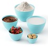 TP Mixing Bowls with Lids, 10-Piece Nesting Melamine Bowls Set