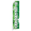 Dispensary (Green) Swooper Feather Flag & Pole Kit - Great