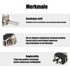 Powice 3 x Toggle Switch 12 V/15 A, Mini Boat