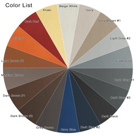 ILOFRI Large Leather Repair Patch Tape Light Grey 60x17 inch, Durable Self Adhesive Leather and Repair Kit for Couches, Car Seats, Furniture, Upholstery, Sofa, Boat Seats - Light Grey