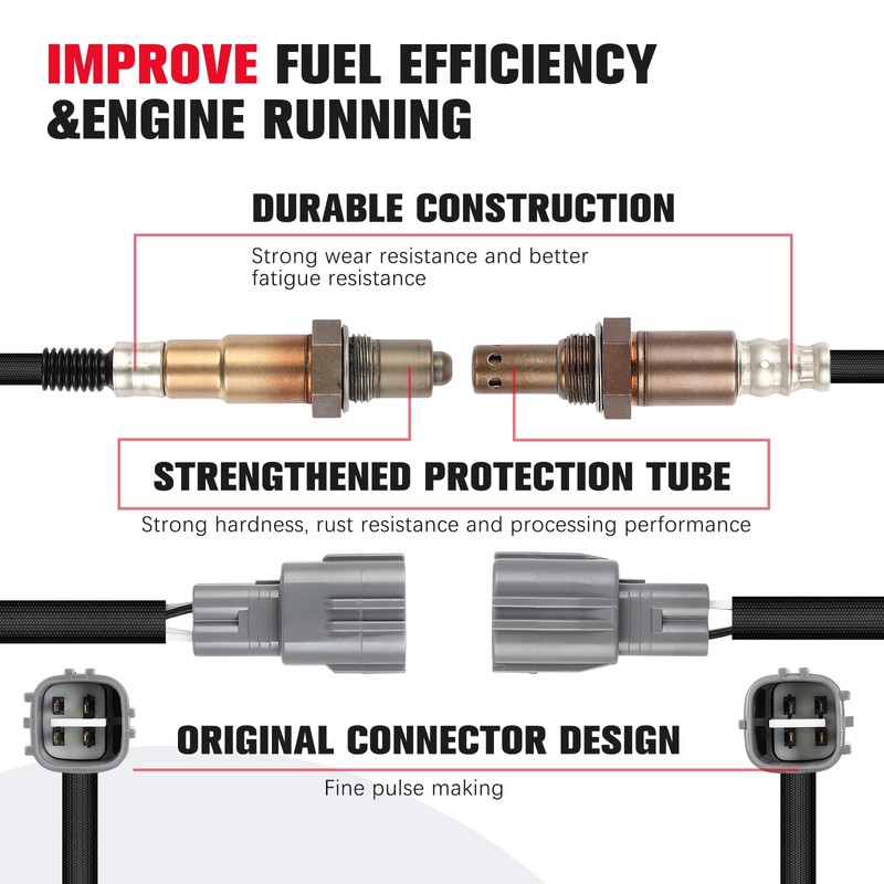 QIJIAUTO O2 Oxygen Sensor Compatible for Toyota Tacoma 2005-2011 2.7L,