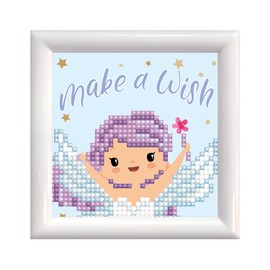 DIAMOND DOTZ Fairy Kit with Frame Diamond Painting Kits for Adults - Diamond Art Kits a Relaxing Creative Craft Kit with Dotz Gems 3.5"x3.5"