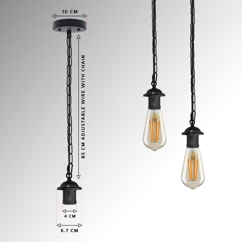 Ceiling Lamp Chain and Wire Holder Fitting Pendant Light Holder