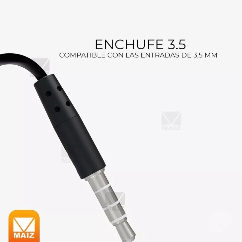 Maíz 4pz Audifonos Alambrico Manos Libre Microfono In Ear Celular