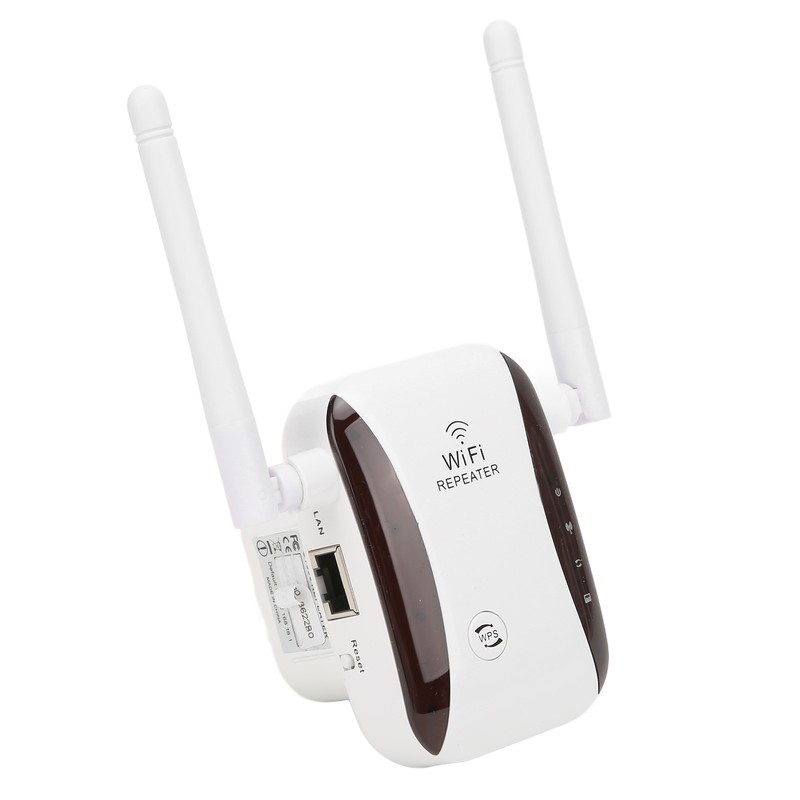 WiFi Range Extender 300mbps 2 Antennas Wireless Signal Repeater Amplifier