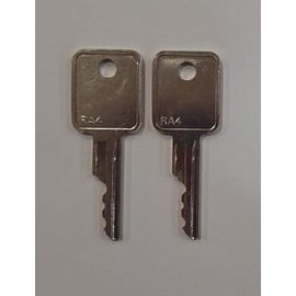 Generic 2 Weather Guard Code cut to K001 - K100 Truck Tool box Keys WeatherGuard Toolbox (K028), B04, Silver