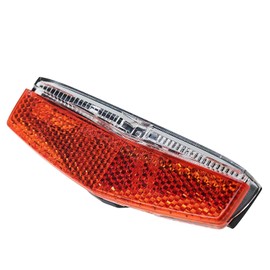 Filmer, 49013, LED rear light, brake light function, voltage: 6V-60V, for pannier rack mounting, with drastic speed reduction, two LEDs light up, dimensions: 105 x 34 x 24 mm
