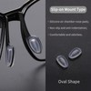 Combine8 Eyeglass Nose Pads, 12 Pairs Soft Silicone Glasses Nose