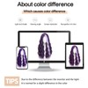 Dark Purple Highlight Wig Long Wavy 26 Inch Middle Part