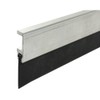 Fire Rated/Aluminum Door Sweep with Solid Rubber Extrusion (7583MA), 11/32”W