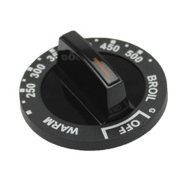 Pomo termostato para horno de gas para Electrolux 5303131953 AP2559355 PS454121 - negro - Top Quality