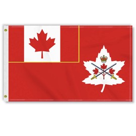 3×5 FT Canada Army Flag, Large 100D Canadian Military Outdoor Banner,Land Command Doube Side Printing Decor For Patio Garden With Brass Gromment