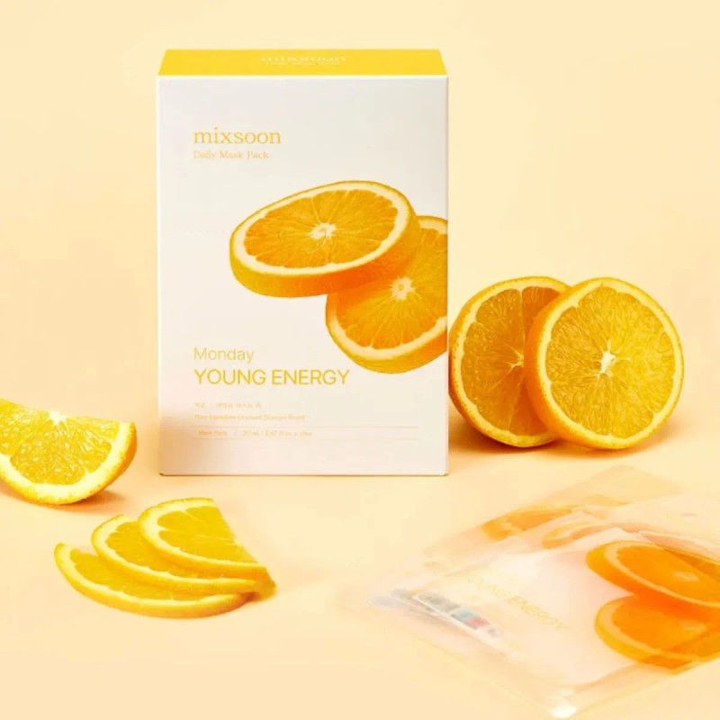 Mixsoon Mascarilla Facial Daily Mask Vitamina C 10 Pack
