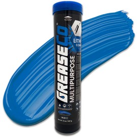 Wheel Bearing Grease Tube | Lithium Complex | High Temp | Axle | Automotive | Tractor | Truck | Ball Joint | CV | Marine Boat | Grease Gun Cartridge | Blue | Single Cartridge | NLGI 2 | Multipurpose