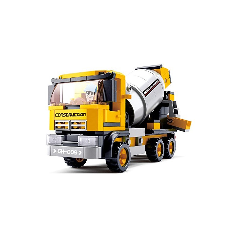 Sluban M38-B0550 M38-B0550-Concrete Mixer, Multi, Mixed Colours