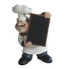 ICE ARMOR 11" H Chef Holding Chalkboard Menu Blackboard Statue