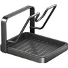 Organizadores de tapas de cocina inoxidables, Dark Gray 1-TIER