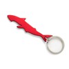 Komonee Shark Red Bottle Opener Key Chain Metal Sea Life
