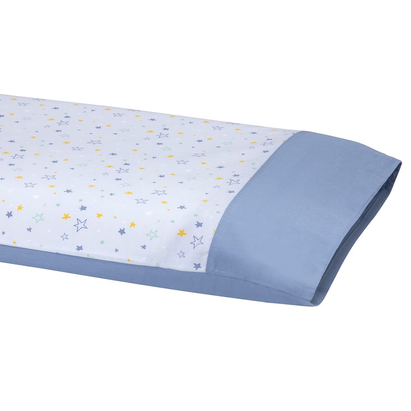 ClevaMama ClevaFoam Toddler Pillow Case - Blue