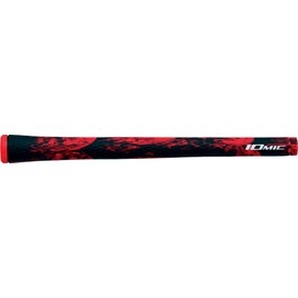 Iomic Grip Art Grip Sticky Black Army 1.8 Wood & Iron Grip (M60 No Backline) Sticky Black Army 1.8 Army Coral Red