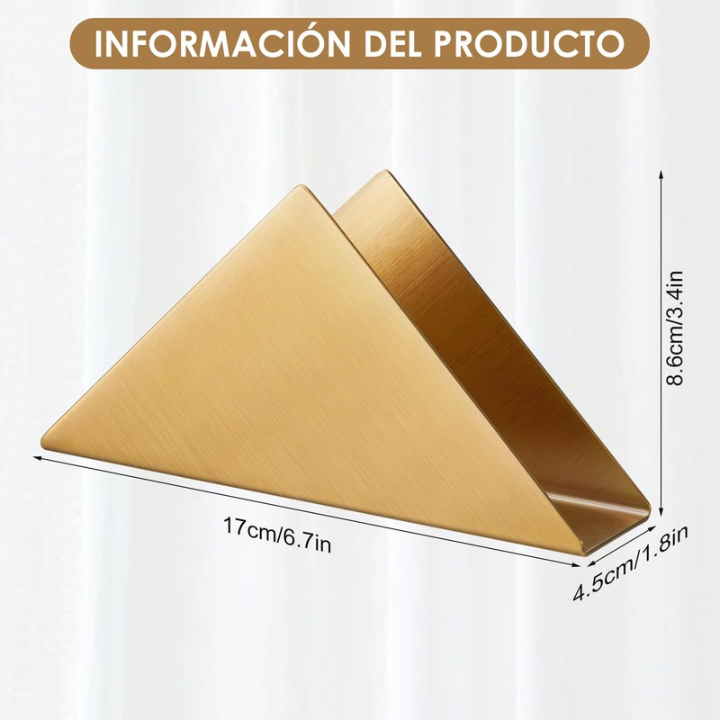 Servilletero Triangular, OUDAR Servilleteros para Mesa Elegantes, Servilleteros para Mesa