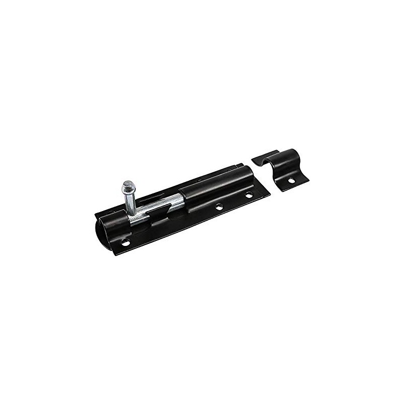 TIMCO Straight Tower Bolt - Black - 4" - Great