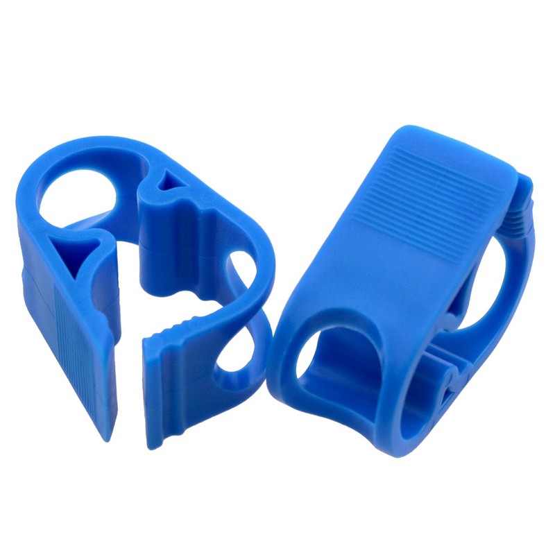 FINBe Blue Plastic Pipe Clamp 6-12mm/1/4''-1/2'' Laboratory Pinch Valve Plastic
