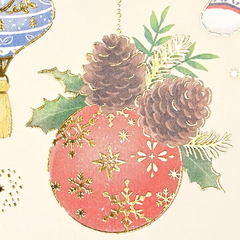Noel Christmas Wishes Envelopes | Pack of 4 Horizontal Gold