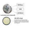 QCYYQYT LED Pool Lights for Inground Pool 120V 65W Blue