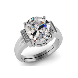 LMDPRAJAPATIS 9.00 Carat Natural Zircon Gemstone 925 Sterling Silver Ring Engegament,Valentine day, Wear For Girl And Women