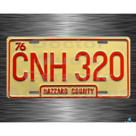 GENERAL LEE dukes of hazzard  Metal License Plate   READ DESCRIPTION 1ST