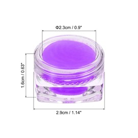 PATIKIL Diamond Painted Glue Clay, 15 Pack Glue Clay Wax Tool Set with Storage Box for Diamond Painted, DIY Craft, Purple