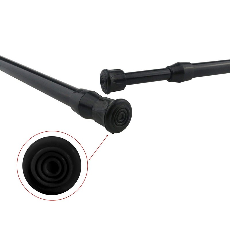 Tension Rods, 2 Pack 28-48 Inches Adjustable Spring Steel Cupboard