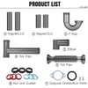 Garbage Disposal Installation Kit, Complete Kitchen Sink Drain Pipe Kit