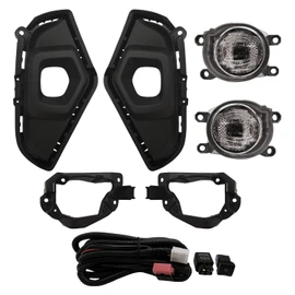 LED Fog Lights Compatible with 2019 2020 2021 2022 2023 2024 2025 Toyota RAV4 1 Pair Fog Lamps with switch,harness Kit (Clear lens)