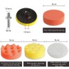 Polishing Pads Kit, Buffing Pads Car Foam Polisher Attachment for