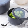 COOK WITH COLOR Prep Bowls with Lids- Wide and Deep