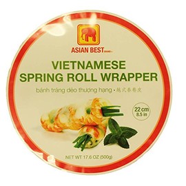 Asian Best Vietnamese Premier Spring Roll Rice Wrapper (3 Packs)