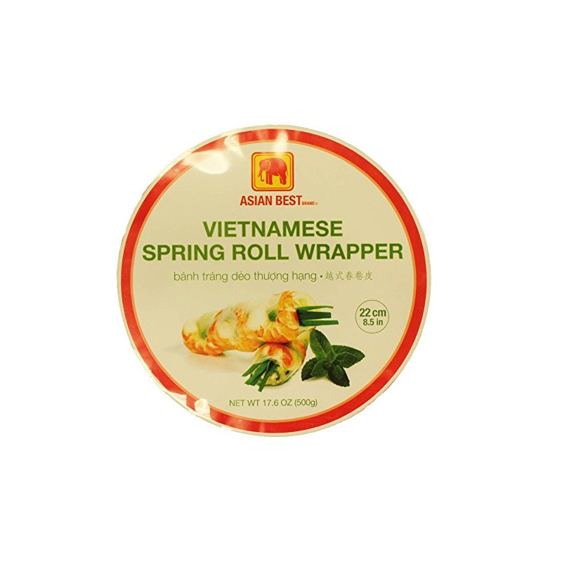 Asian Best Vietnamese Premier Spring Roll Rice Wrapper (3 Packs)