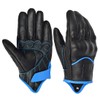 Harssidanzar Men's Full Finger Goatskin Leather Touchscreen Motorcycle Gloves GM028E