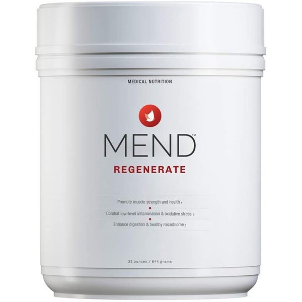 MEND Regenerate, Post Workout Muscle Recovery, Immune Support, and Sports Nutrition Supplement for Men and Women - Natural, Gluten Free, and Non-GMO - Cocoa Protein Powder, 20 Servings