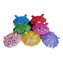 Misorel 5 Sombrillas Paraguas 3d Infantil Niños Kawai Animales