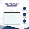 Graph Paper Pad 22"x17", 50 Sheets, 1/4 Inch Grid, 80